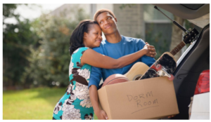 image of mom hugging son leaving for college for blog post Tax Credits to Help Pay for College Crystal Financial